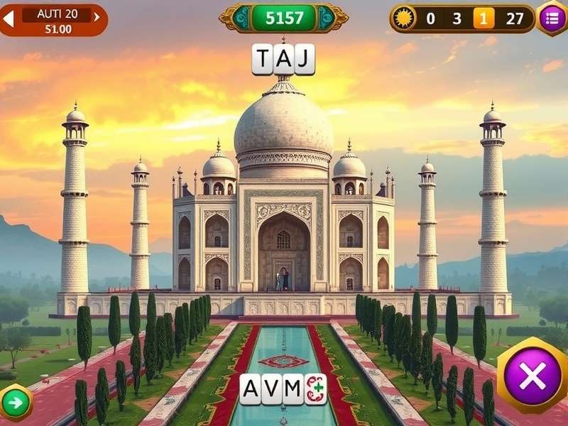 Taj Mahal Mahjong Pro Gameplay Screenshot